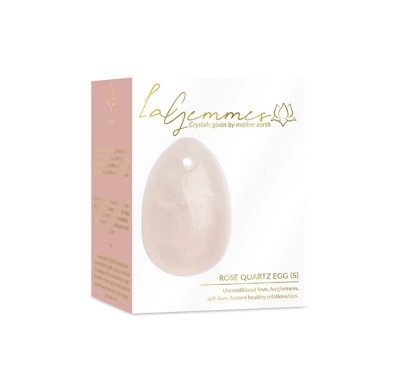 Kulka gejszy - La Gemmes Yoni Egg Rose Quartz S